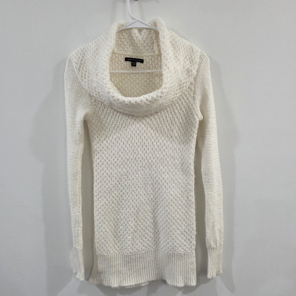 American Eagle Outfitters Sweaters - Vintage Y2K American Eagle Outfitters Womens Waffle Knit Cowl Neck Sweater Xxs